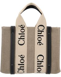 Chloé - Woody Small Hand Bags - Lyst