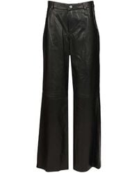 Arma - Polly Leather Trousers Black - Lyst