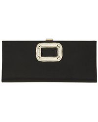 Roger Vivier - "Pilgrim" Buckle Clutch Bag-Donna - Lyst