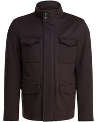 Herno - Wool And Cashmere Short Coat Jackets And Coats - Lyst