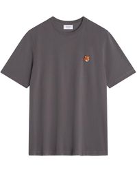 Maison Kitsuné - Fox Head Regular Tee-Shirt - Lyst