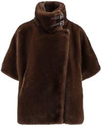 Pinko - Comodino Cappa Eco Fur-Donna - Lyst