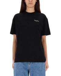 Off-White c/o Virgil Abloh - T-Shirt With Logo-Donna - Lyst