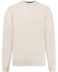 BOSS - Wool, Silk And Cashmere Sweater - Lyst