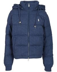 Polo Ralph Lauren - Cashmere And Wool Down Jacket Duvets And Padded Items - Lyst