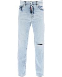DSquared² - Light Wash Palm Beach Jeans With 642 - Lyst