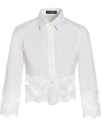 Dolce & Gabbana - Lace Shirt Shirt, Blouse - Lyst