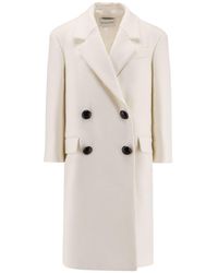 Givenchy - Double-Breasted Wool Coat - Lyst