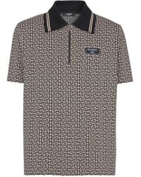 Balmain - Polo With Monogram - Lyst