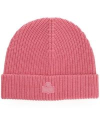 Isabel Marant - Merino Wool Hat Hats Bordeaux - Lyst