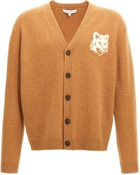 Maison Kitsuné - 'Fox Head' Cardigan - Lyst