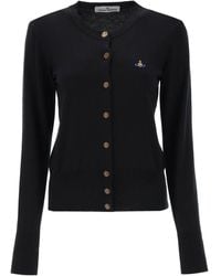 Vivienne Westwood - Bea Cardigan With Logo Embroidery - Lyst
