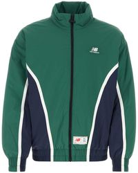 New Balance - Hoops Woven Jacket - Lyst