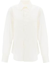 MM6 by Maison Martin Margiela - Cut-Out Shirt With Open - Lyst
