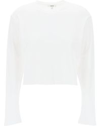 Agolde - "Cropped Long-Sleeved Mason T - Lyst