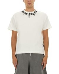 Palm Angels - T-Shirt With Print - Lyst