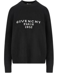 Givenchy - Wool And Cashmere Pullover With Paris 1952 - Lyst