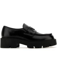 Prada - Leather Loafers - Lyst