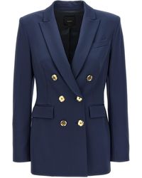 Pinko - Glorioso Blazer And Suits Blu - Lyst