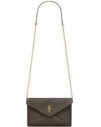 Saint Laurent - Clutch Bag With Chain Cassandras-Donna - Lyst