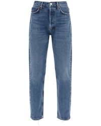Agolde - Straight Leg Jeans From The 90'S With High Waist - Lyst