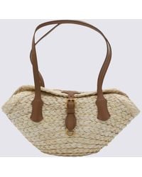 Dolce & Gabbana - Dolce & Gabbana Natural Straw Satchel Bag - Lyst