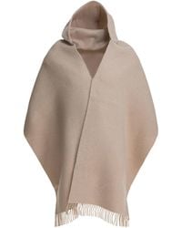 Brunello Cucinelli - Wool And Cashmere Hooded Scarf - Lyst