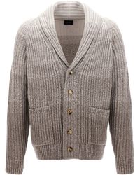 Brioni - Degradè Cardigan Sweater - Lyst