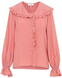 Chloé - Silk Blouse-Donna - Lyst