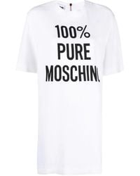 Moschino - Short Dress With Print - Lyst