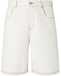 Fendi - Roma Denim Shorts - Lyst
