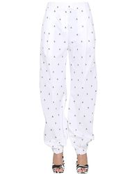 The Attico - All Over Logo Pants - Lyst
