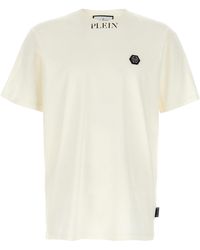 Philipp Plein - Printed T Shirt Bianco-Uomo - Lyst