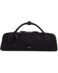 Alaïa - Goat Leather Teckel Suede Clutch Shoulder Bag-Donna - Lyst