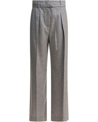 Brunello Cucinelli - Wide-Leg Pants - Lyst