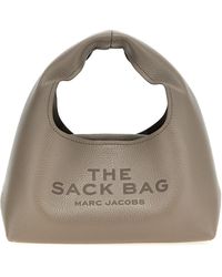 Marc Jacobs - The Mini Sack Bag Borse A Mano Grigio-Donna - Lyst