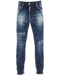 DSquared² JEANS RELAX LONG CROTCH GOTH SURFER - Blu