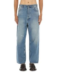Moschino - Cotton Denim Jeans - Lyst