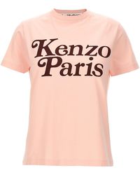 KENZO - Logo T Shirt Rosa - Lyst