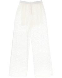 Dolce & Gabbana - Pajama Pants In Cordonnet Lace - Lyst