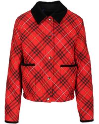 Burberry - Giacca Check - Lyst