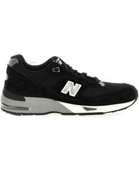 New Balance - 991 Sneakers Nero - Lyst