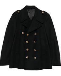 Dolce & Gabbana - Double-Breasted Peacoat - Lyst