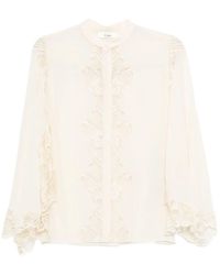Chloé - Chloã Neutrals Tops - Lyst