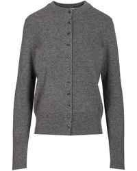 Lisa Yang - Nellia Cardigan Knitwear Grey - Lyst