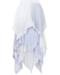 Moschino - Gonna Asimmetrica Lunga - Lyst
