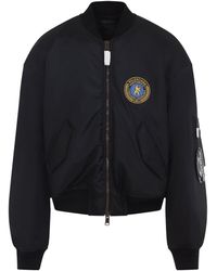 Balenciaga - Large Fit Nylon Bomber Jacket-Uomo - Lyst