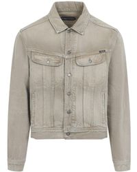 Tom Ford - Washed Logo Demin Jacket - Lyst