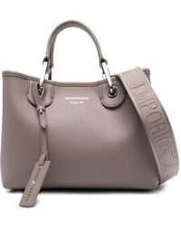 Emporio Armani - My Ea Small Shopping Simil Deer - Lyst
