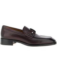 Christian Louboutin - Chambelimoc Mocassini Bordeaux-Uomo - Lyst